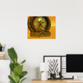 Poster ANDROID XENIA RENCONTRE TITAN DANS LE DÉSERT Sci-F (Bureau à domicile)