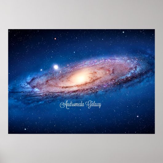 Poster Andromeda Galaxy (Devant)