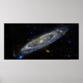 Poster Andromeda Galaxy (Devant)