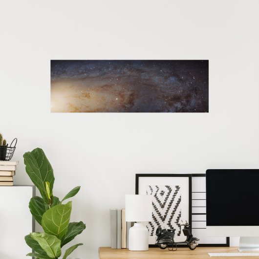 Poster Andromeda Galaxy (NGC 224) (Bureau à domicile)