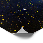Poster Andromeda Galaxy vue ultraviolet, ZGOS (Coin)