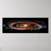 Poster Andromeda Gallaxy (Devant)