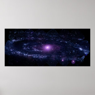 Poster Andromède dans l'ultraviolet