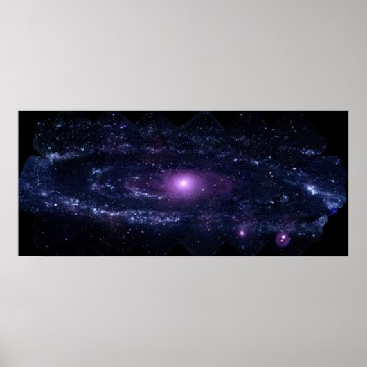 Poster Andromède dans l'ultraviolet (Devant)