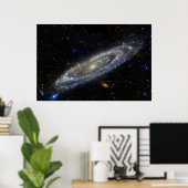 Poster Andromède galaxie laiteuse façon cosmos univers (Bureau à domicile)