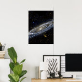 Poster Andromède galaxie laiteuse façon cosmos univers (Bureau à domicile)