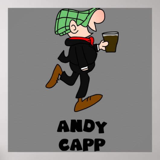 Poster andy capp britannique anglais anglais rétro vintag (Devant)