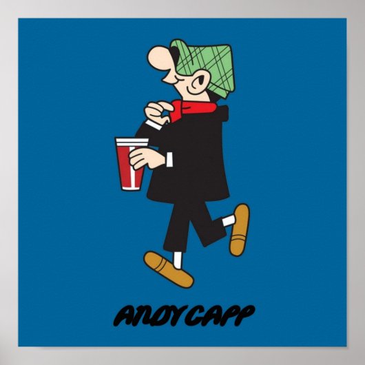 Poster andy capp uk england retro (Devant)