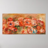 Poster Anemones (2) par Auguste Renoir (Devant)