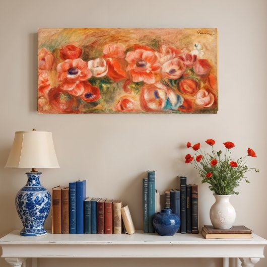 Poster Anemones (2) par Auguste Renoir