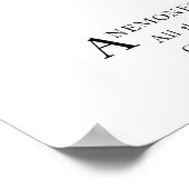 Poster Anémones et Bluets (Coin)