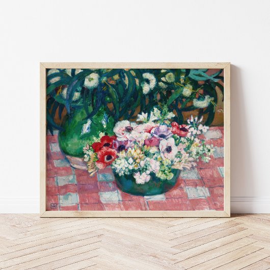 Poster Anémones | Theo van Rysselberghe