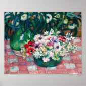 Poster Anémones | Theo van Rysselberghe (Devant)