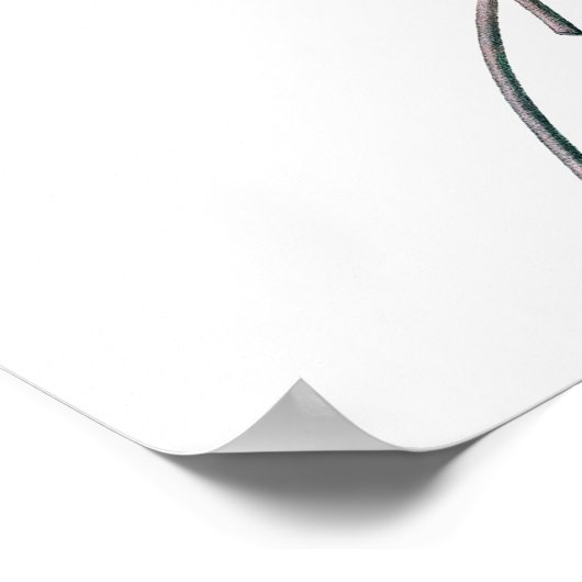 Poster Anémones vintages (Coin)