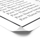 Poster Anéone sur le tableau de sièges blancs~ (Coin)