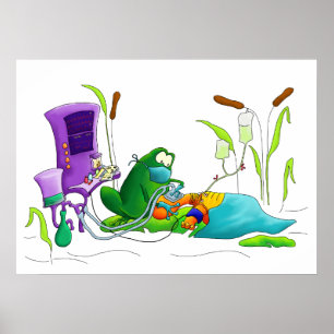 Poster Anesthésie Frog Art Imprimer