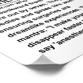 Poster Anesthésiste (Coin)