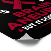 Poster Aneurysme ne m'a pas de cerveau Aneurysme sensibil (Coin)