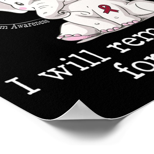 Poster Aneurysme Sensibilisation Eléphant (Coin)