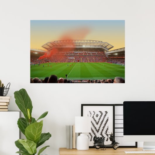 Poster Anfield (Bureau à domicile)