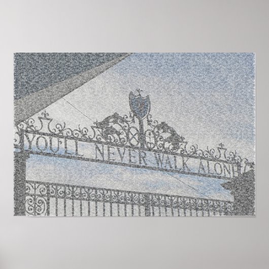 Poster Anfield Gates de Liverpool FC (Devant)