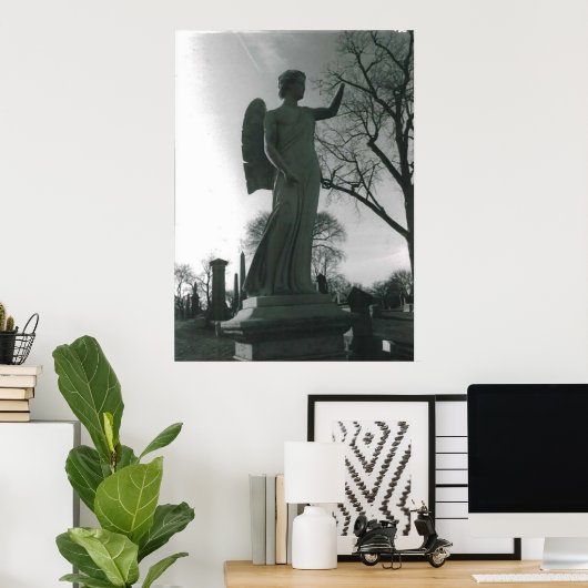 Poster ange (Bureau à domicile)