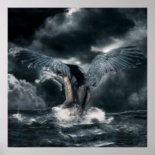 Poster ange (Devant)