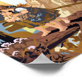 Poster Ange Ailes avec enfants (Coin)