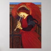 Poster Ange avec trompette, Beaux-Arts Burne-Jones (Devant)
