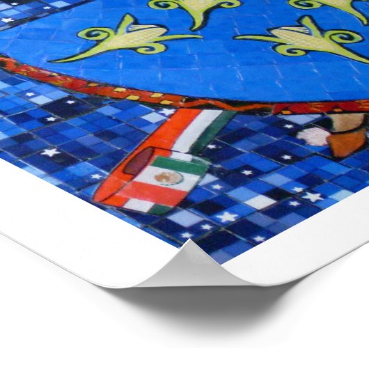 Poster ange aztèque (Coin)