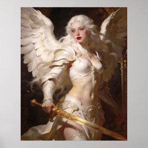 Poster Ange Blanc