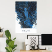 Poster Ange Bleu (Bureau à domicile)