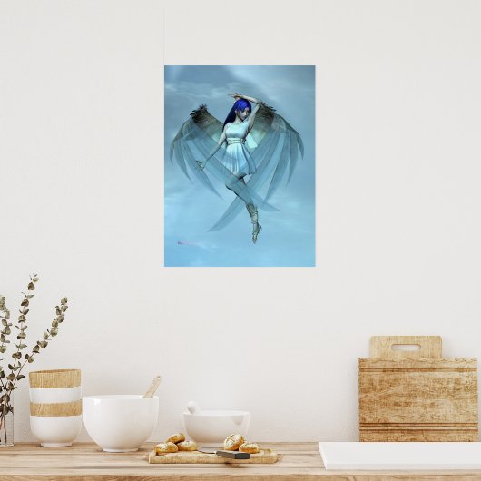 Poster ange bleu (Cuisine)