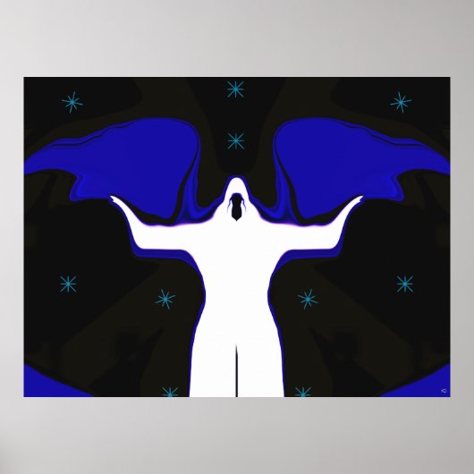 Poster Ange d'affiche de pitié (Devant)