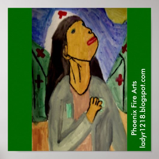 Poster Ange de la miséricorde (Devant)