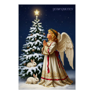 Poster Ange de la nuit de Noël – Fêtes classiques