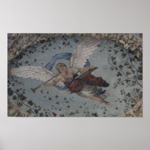 Poster Ange de la Renaissance avec l'AFFICHE de trompette