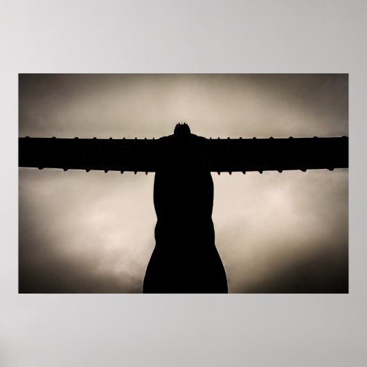 Poster Ange de la silouette du Nord (Devant)