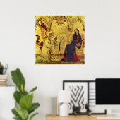 Poster Ange de l'Annonciation et Madone (Bureau à domicile)