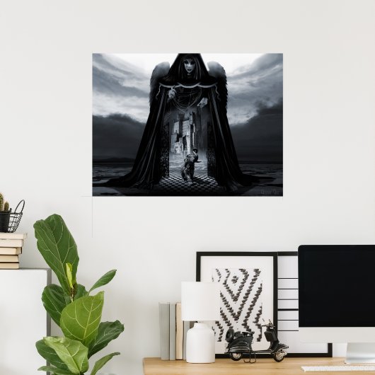 Poster Ange de l'infini (Bureau à domicile)