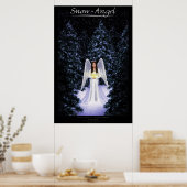 Poster Ange de neige (Cuisine)