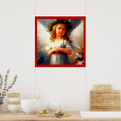 Poster Ange de Noël 1 (Cuisine)