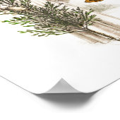 POSTER : ANGE DE NOËL VINTAGE (Coin)