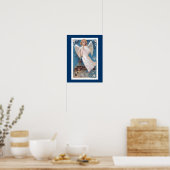 Poster Ange de Noël Vintage (Cuisine)