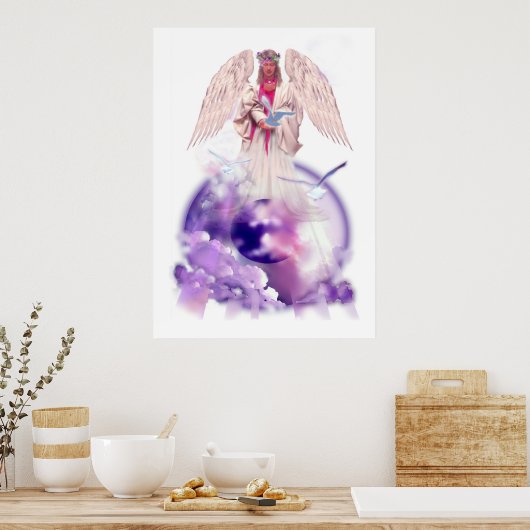 Poster Ange de paix (Cuisine)