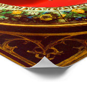 POSTER ANGE DE RENAISSANCE FLORENTINE AVEC COURONNE FLORA (Coin)