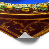 POSTER ANGE DE RENAISSANCE FLORENTINE AVEC COURONNE FLORA (Coin)