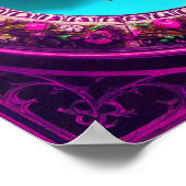 POSTER ANGE DE RENAISSANCE FLORENTINE AVEC COURONNE FLORA (Coin)