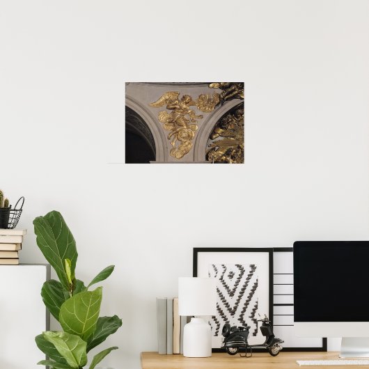 Poster Ange de style Louis XIV, de l'arc (Bureau à domicile)