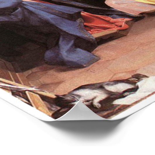 POSTER ANGE DE VIRGIN ET D'ANNONCIATION (Coin)